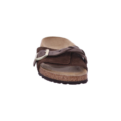 Birkenstock Pantolette 1031734 Oita Braided LEOI/LEVE Carafe in Braun