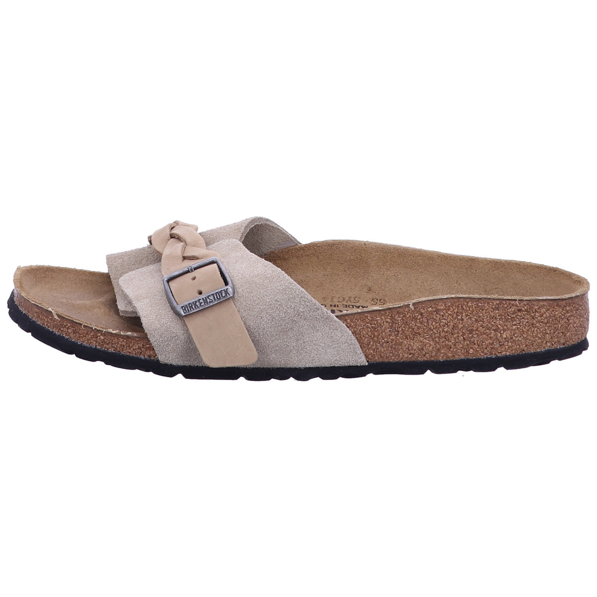 Birkenstock Pantolette 1026730 Oita Braided LEOI/LEVE Taupe in Beige