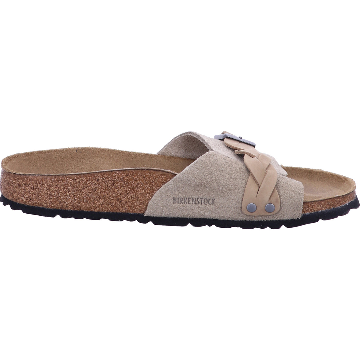 Birkenstock Pantolette 1026730 Oita Braided LEOI/LEVE Taupe in Beige