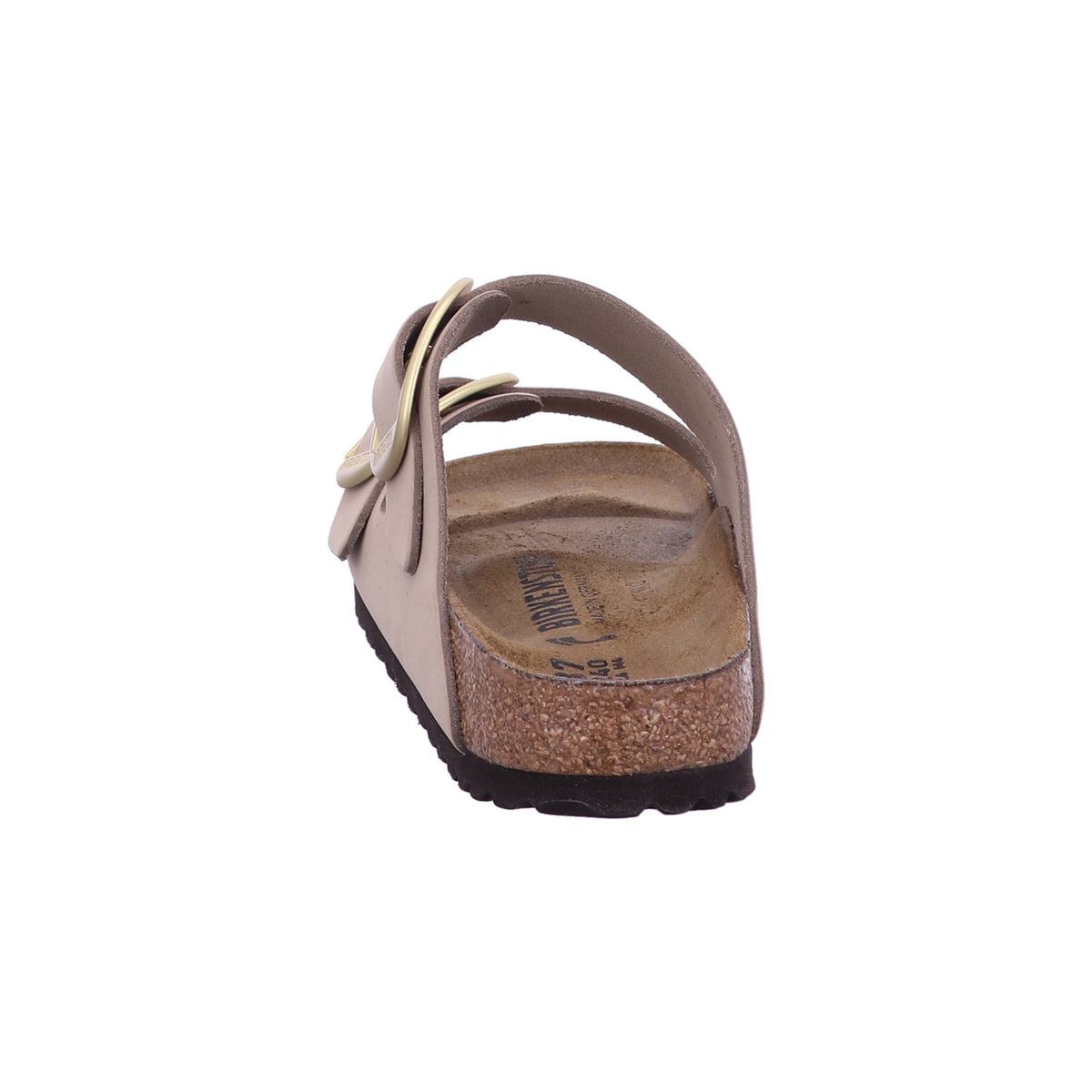 Birkenstock Pantolette 1024064 Arizona Big Buckle LENB Sandcastle in Beige