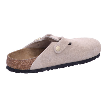 Birkenstock Pantolette 1030883 Boston LEVE Sandcastle in Beige