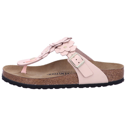 Birkenstock Pantolette 1029287 Gizeh Flowers LE Light Rose in Beige