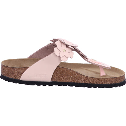 Birkenstock Pantolette 1029287 Gizeh Flowers LE Light Rose in Beige