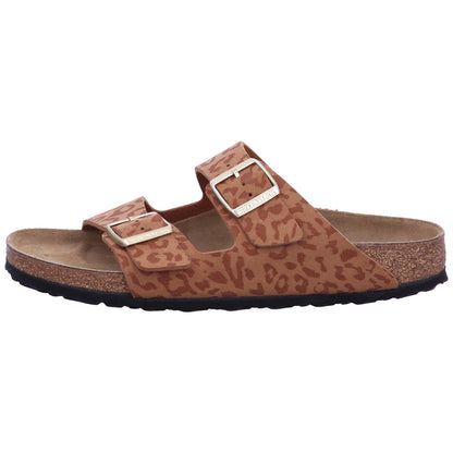 Birkenstock Pantolette 1031926 Arizona SYN Leo Pecan in Rot