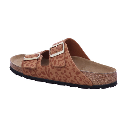 Birkenstock Pantolette 1031926 Arizona SYN Leo Pecan in Rot