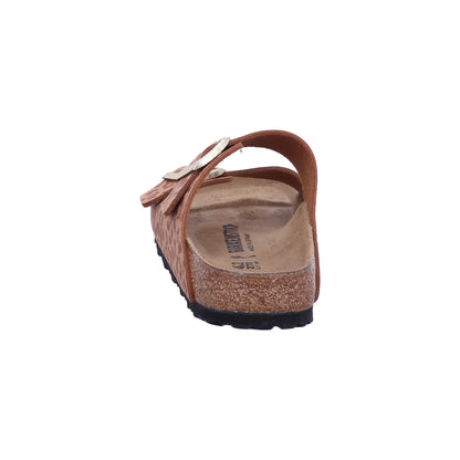 Birkenstock Pantolette 1031926 Arizona SYN Leo Pecan in Rot