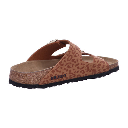 Birkenstock Pantolette 1031926 Arizona SYN Leo Pecan in Rot