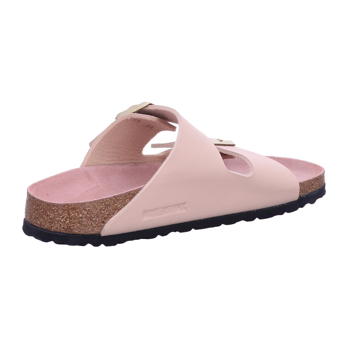 Birkenstock Pantolette 1031525 Arizona BF Triples New Beige/Pink Clay in Rot