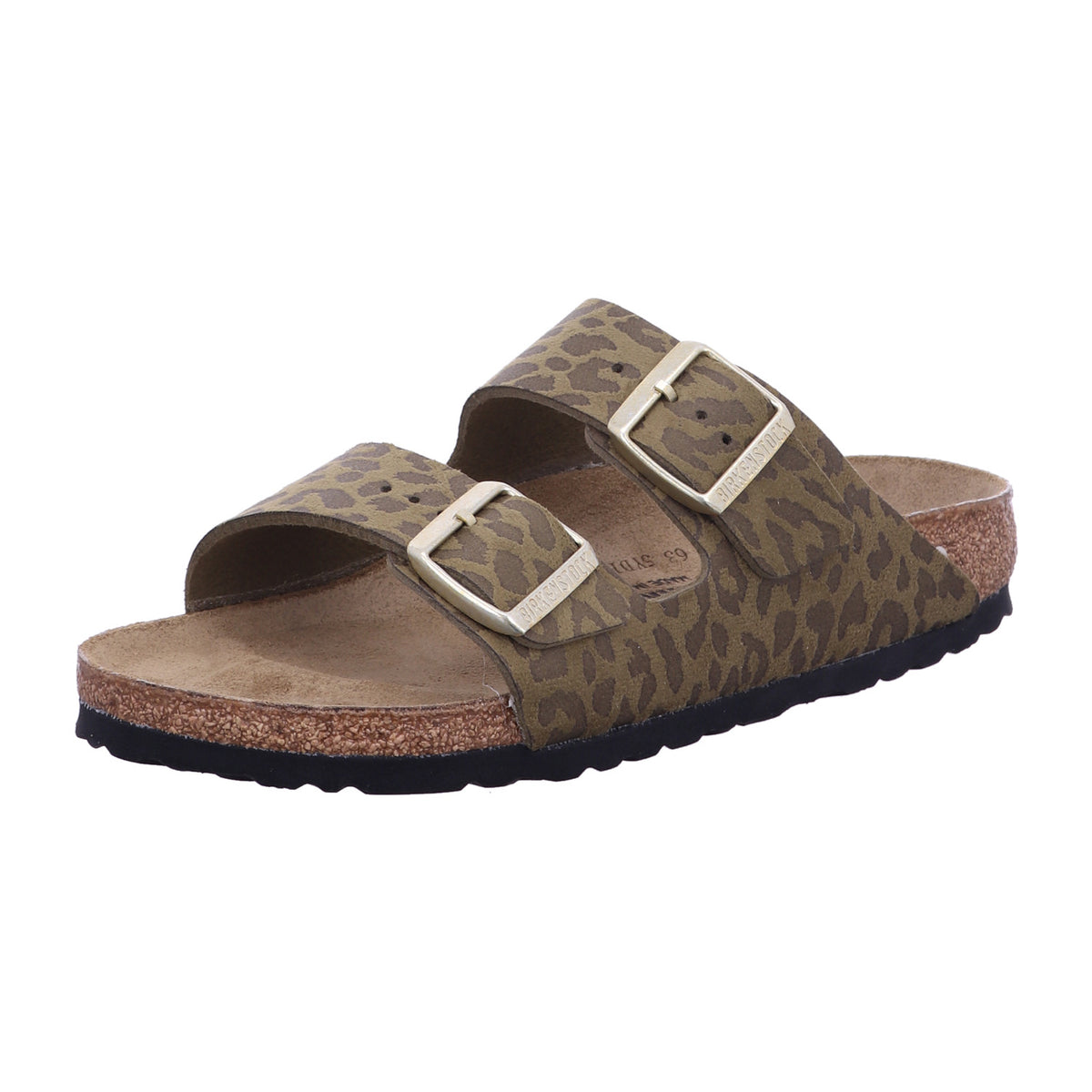 Birkenstock Pantolette 1030586 Arizona SYN Leo Khaki in Grün