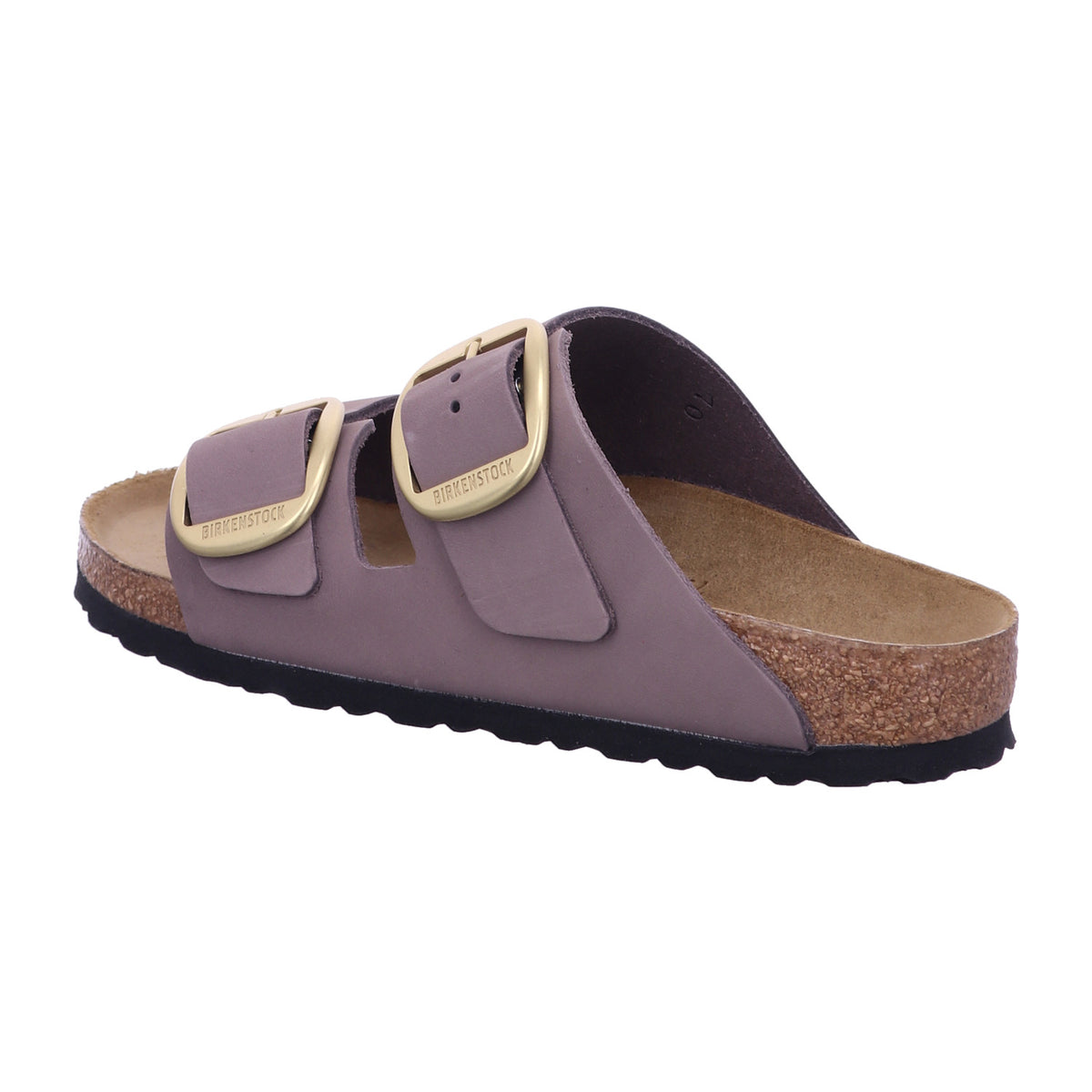 Birkenstock Pantolette 1030528 Arizona Big Buckle LENB Faded Purple in Grau