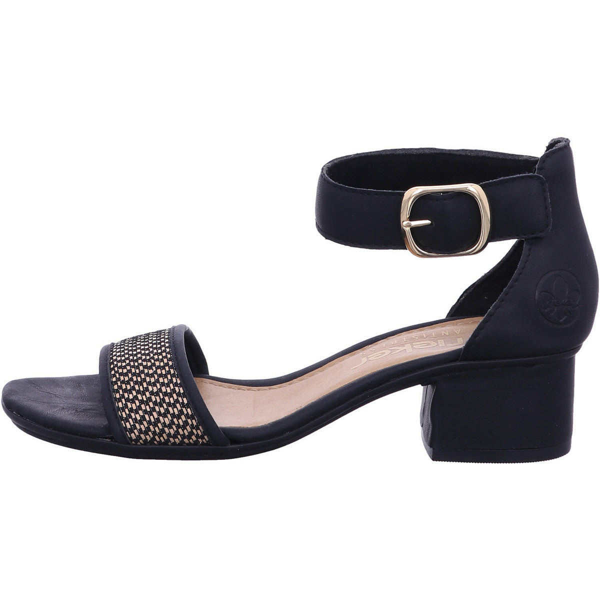 Rieker Sandalette 64952  in Schwarz