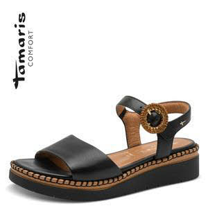 Tamaris Comfort Sandalette 8-88714-46 Da.-Sandalette in Schwarz
