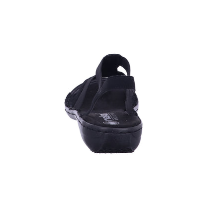 Rieker Sandalette 60806  in schwarz