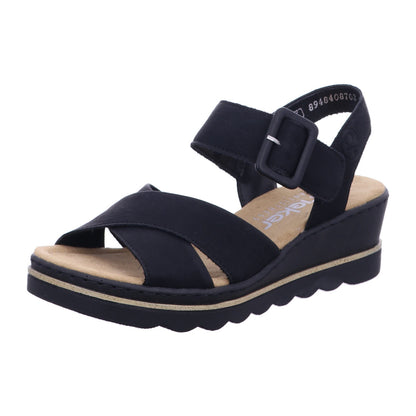 Rieker Sandalette 67463  in Schwarz