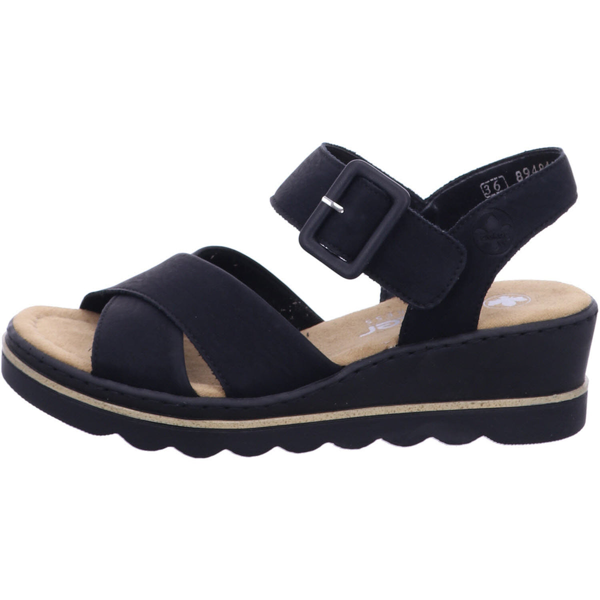 Rieker Sandalette 67463  in Schwarz