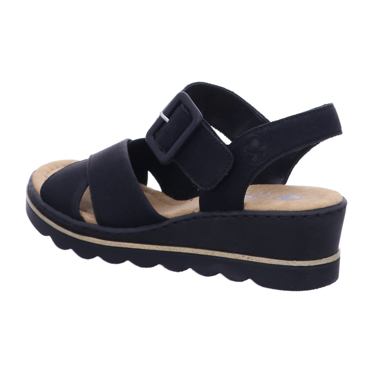 Rieker Sandalette 67463  in Schwarz