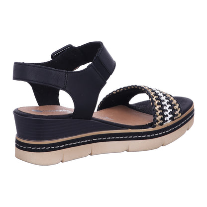 Remonte Sandalette D2L55  in Schwarz