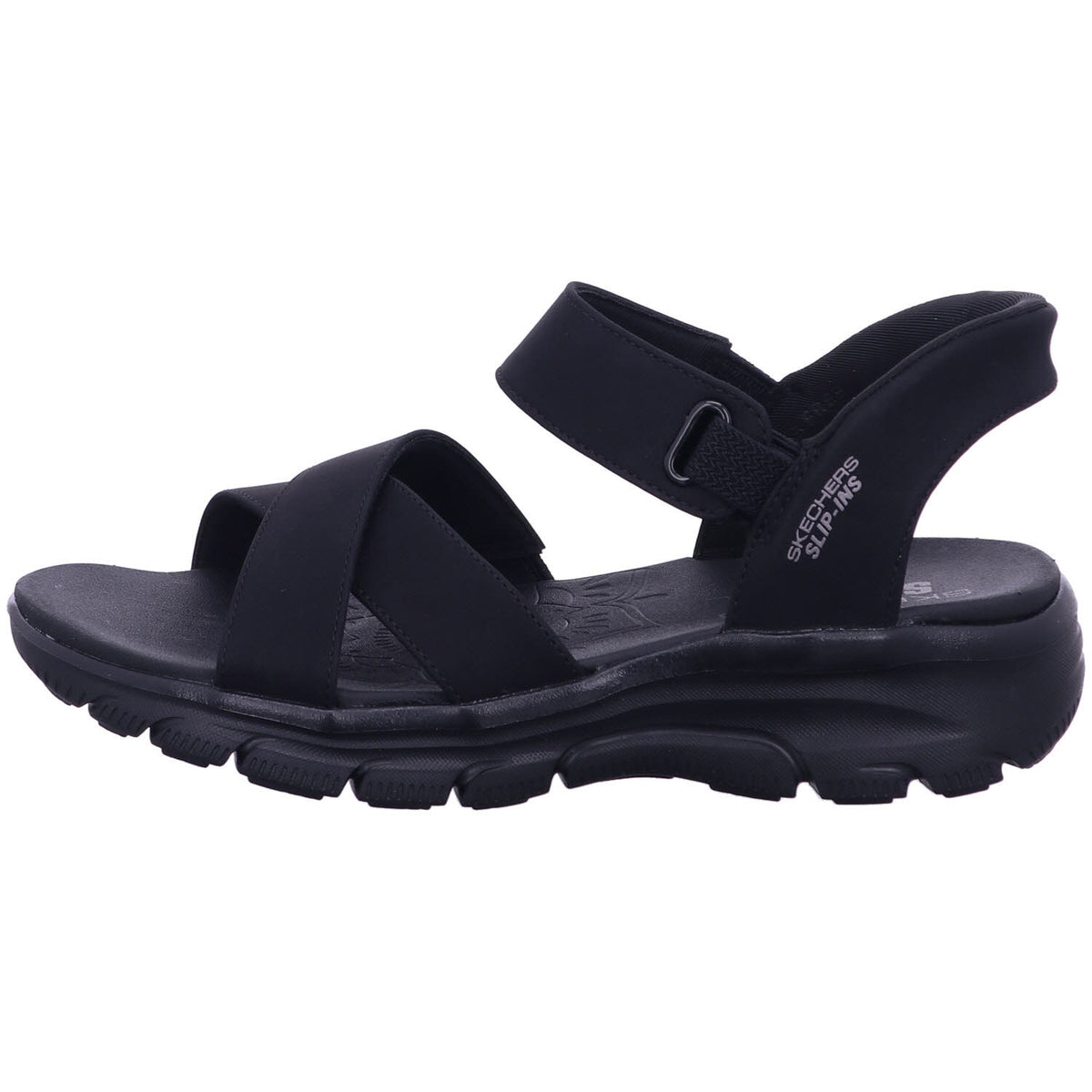 Skechers Sandalette 163534 EASY GOING - SOMEWHERE SUNNY in Schwarz