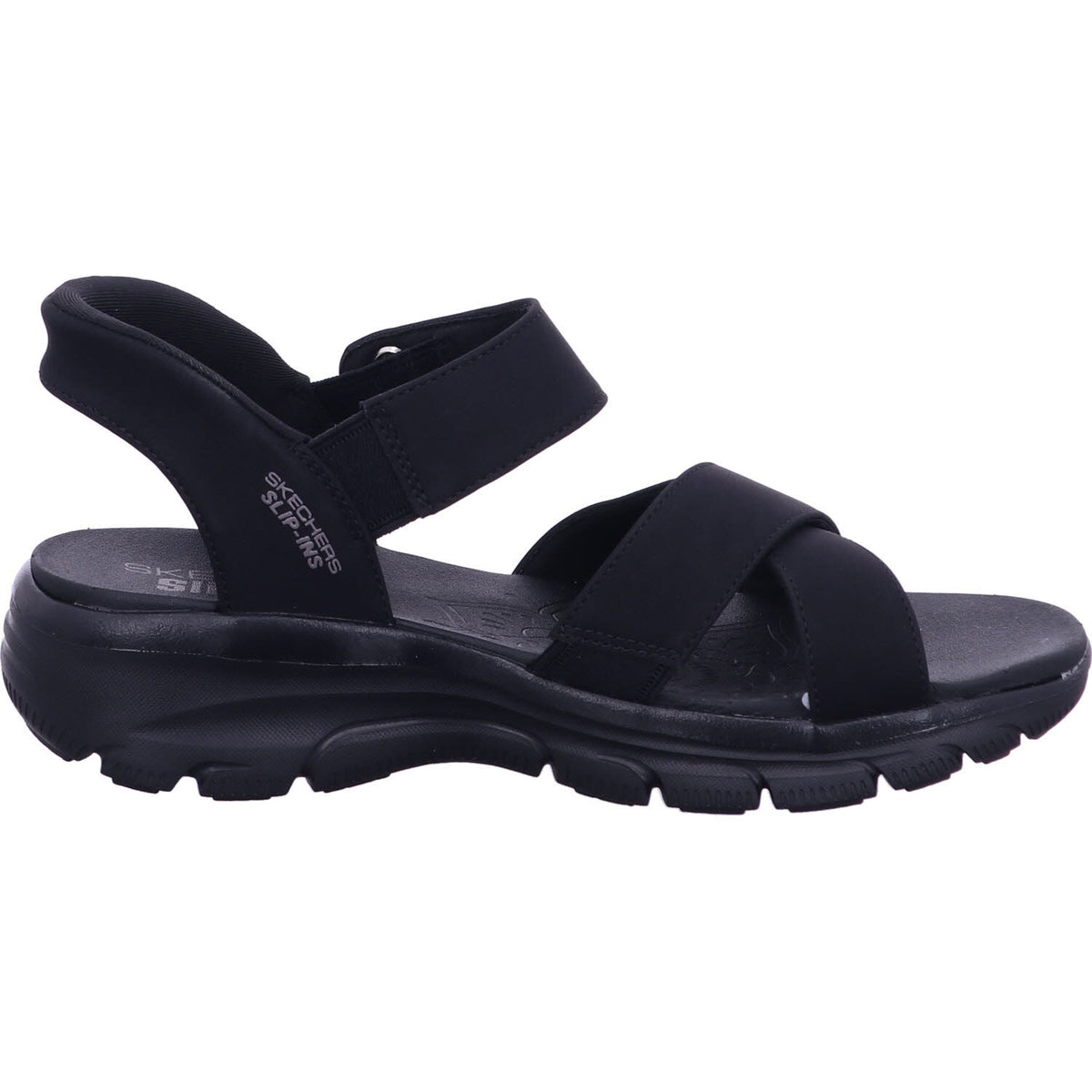 Skechers Sandalette 163534 EASY GOING - SOMEWHERE SUNNY in Schwarz