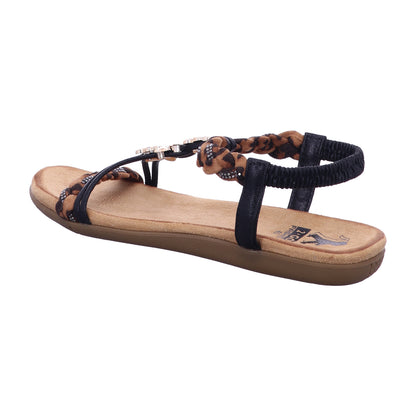 Mustang Sandalette 8018830 Damen Sandale in Schwarz