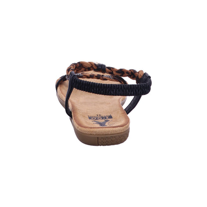 Mustang Sandalette 8018830 Damen Sandale in Schwarz