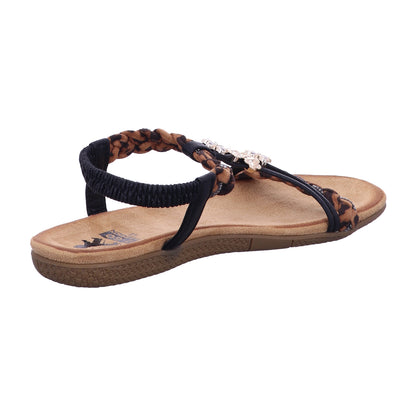 Mustang Sandalette 8018830 Damen Sandale in Schwarz