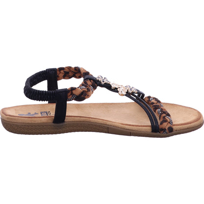 Mustang Sandalette 8018830 Damen Sandale in Schwarz