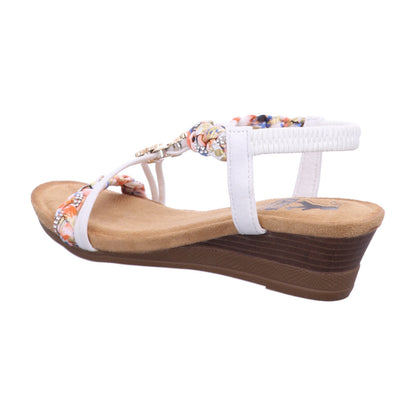 Mustang Sandalette 8910808 Damen Sandalette in Weiß