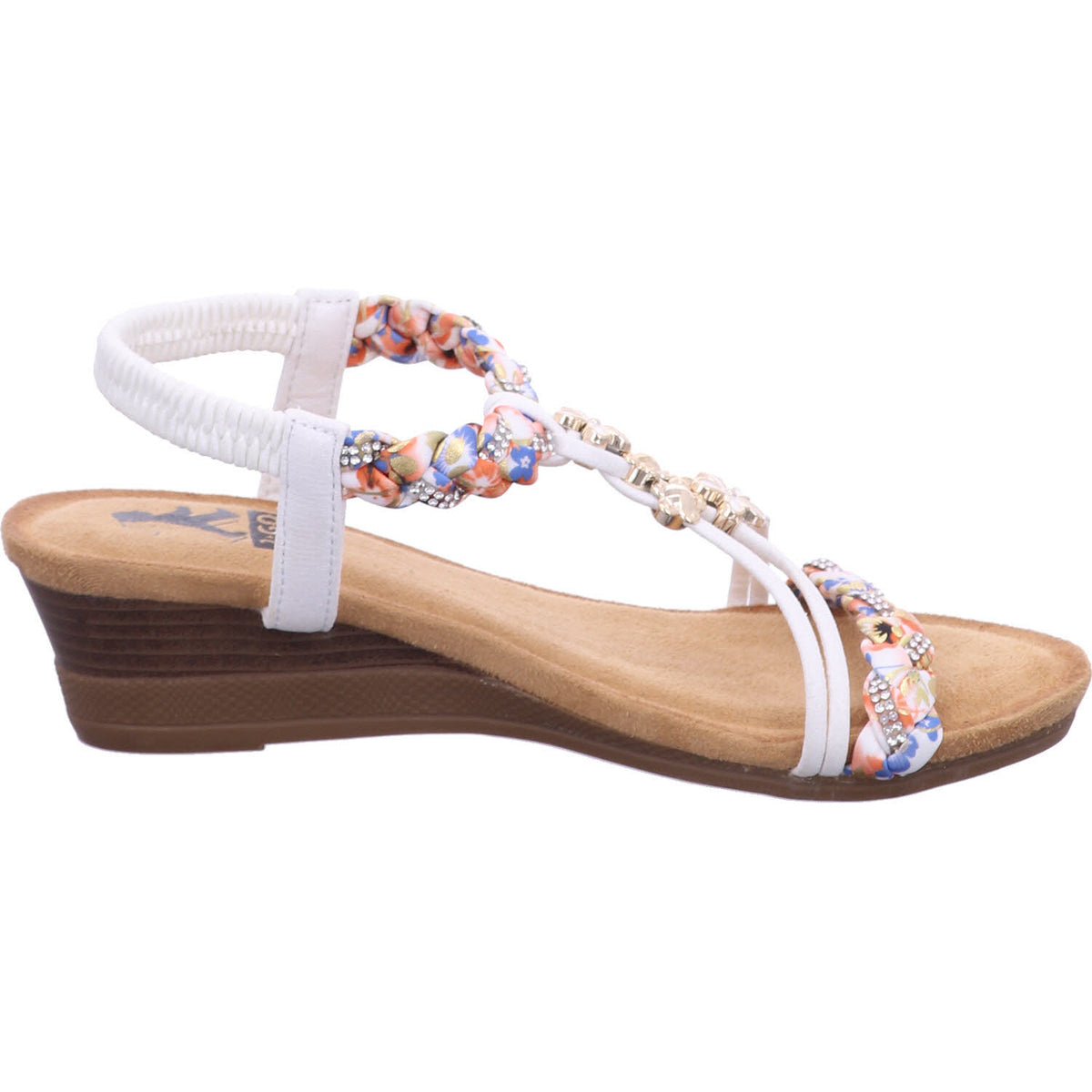 Mustang Sandalette 8910808 Damen Sandalette in Weiß