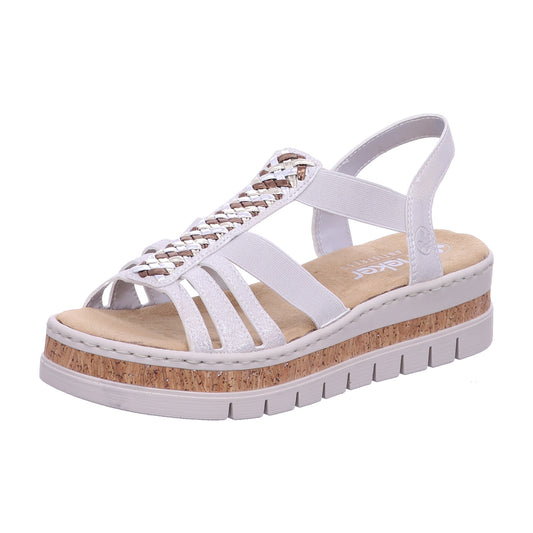 Rieker Sandalette V4918  in Grau
