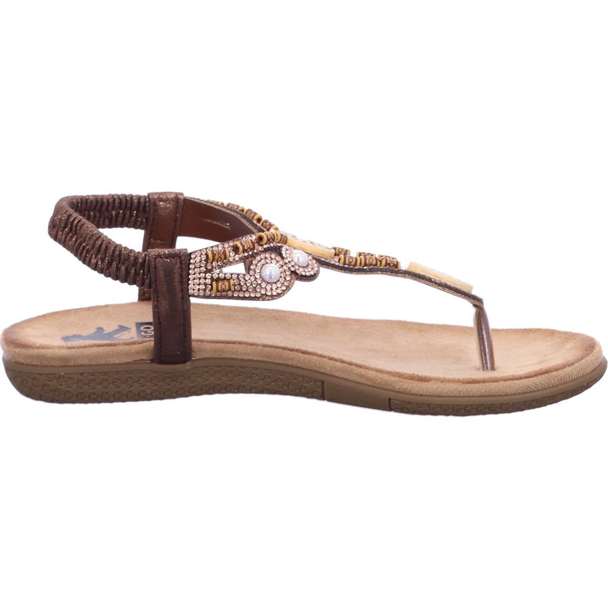 Mustang Sandalette 8018823 Damen Sandale in Braun