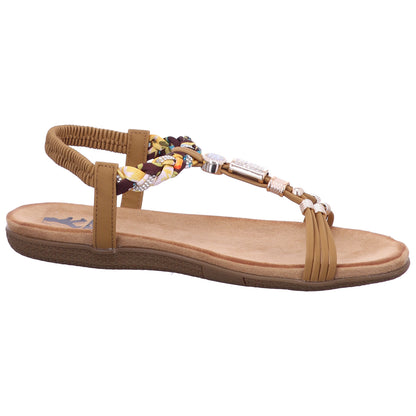 Mustang Sandalette 8018831 Damen Sandale in Braun