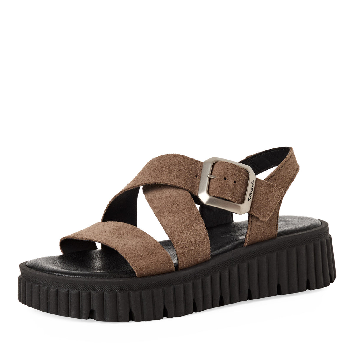 Tamaris Sandalette 1 28705 44 Da.-Sandalette in Braun