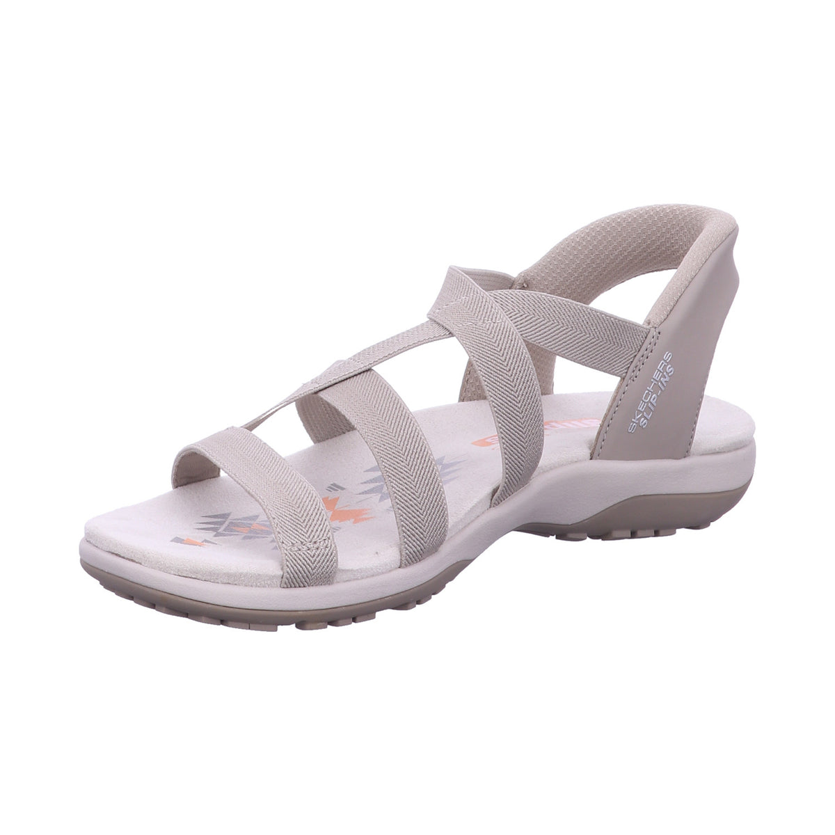 Skechers Sandalette 163460 REGGAE SLIM - STRETCH FLEX in Beige