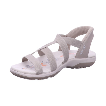 Skechers Sandalette 163460 REGGAE SLIM - STRETCH FLEX in Beige
