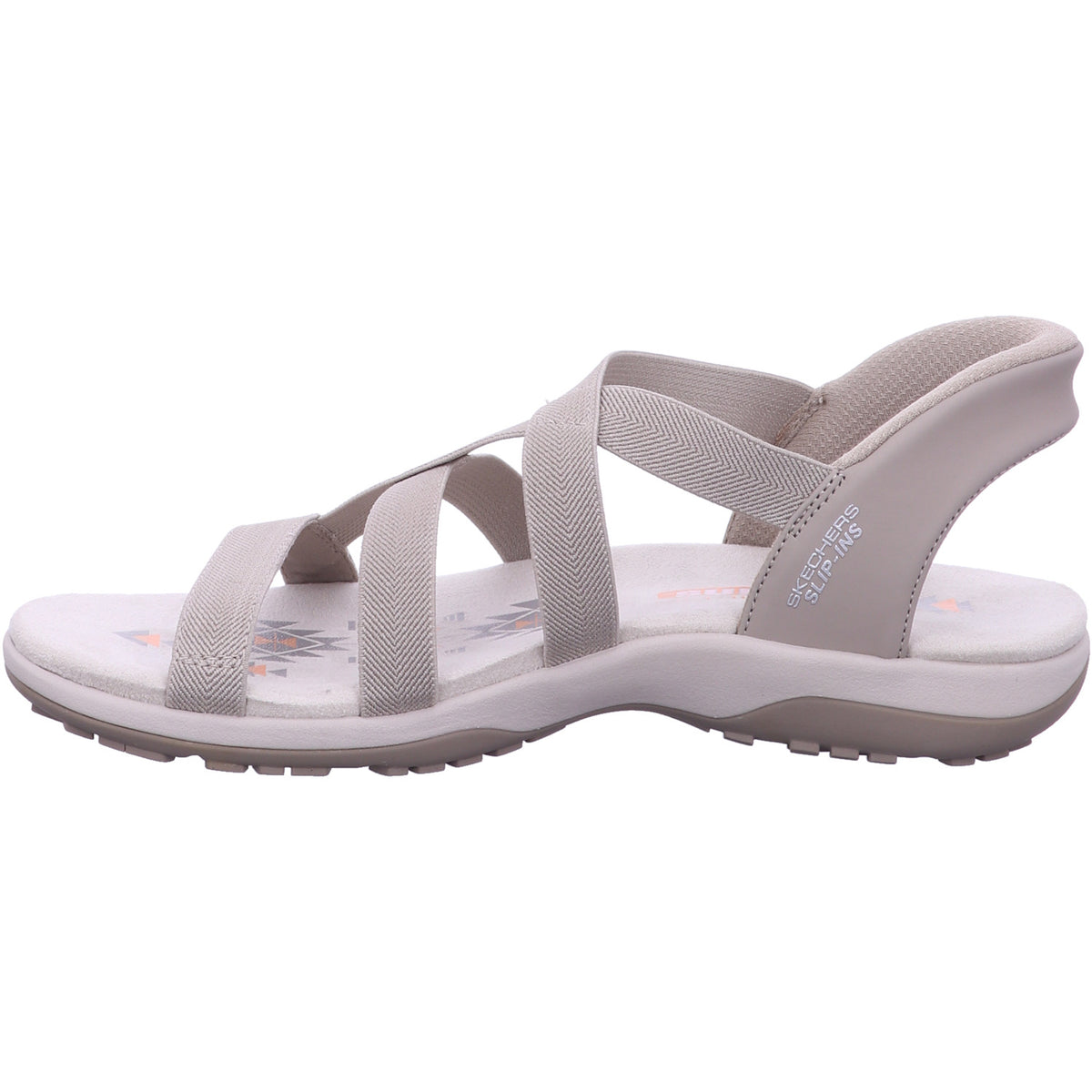 Skechers Sandalette 163460 REGGAE SLIM - STRETCH FLEX in Beige
