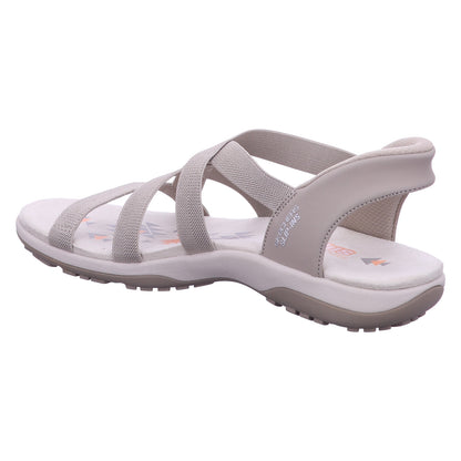Skechers Sandalette 163460 REGGAE SLIM - STRETCH FLEX in Beige