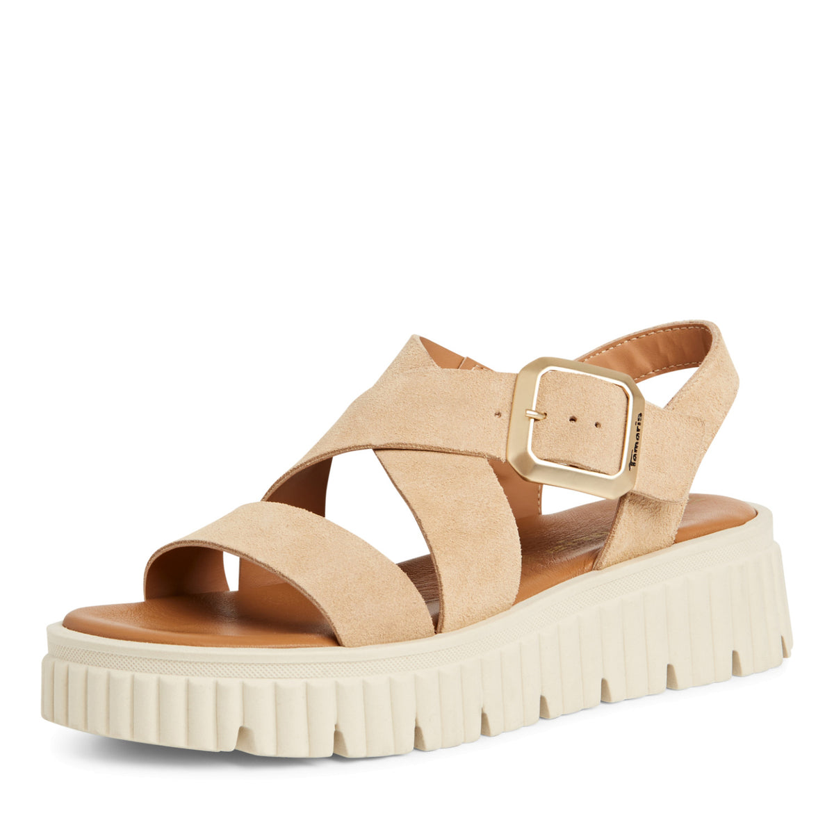 Tamaris Sandalette 1-28705-44 Da.-Sandalette in Beige