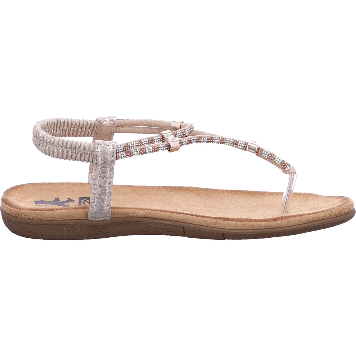 Mustang Sandalette 8018845 Damen Sandale in Beige