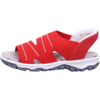 Rieker Sandalette 68895  in Rot