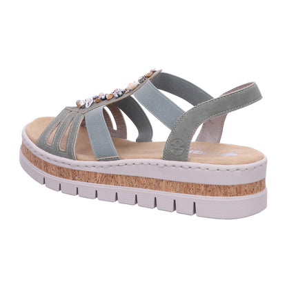 Rieker Sandalette V4949  in Grün