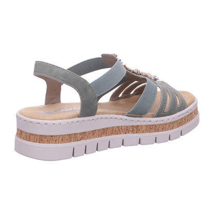 Rieker Sandalette V4949  in Grün