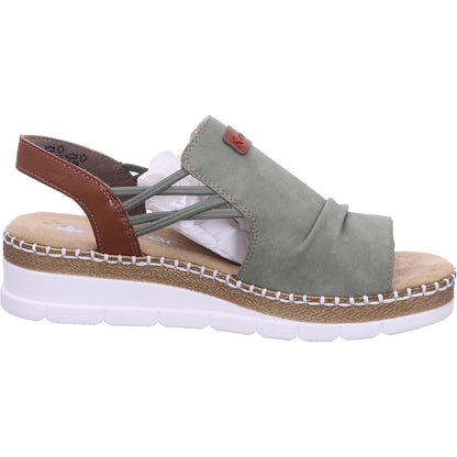 Rieker Sandalette V1261  in Grün