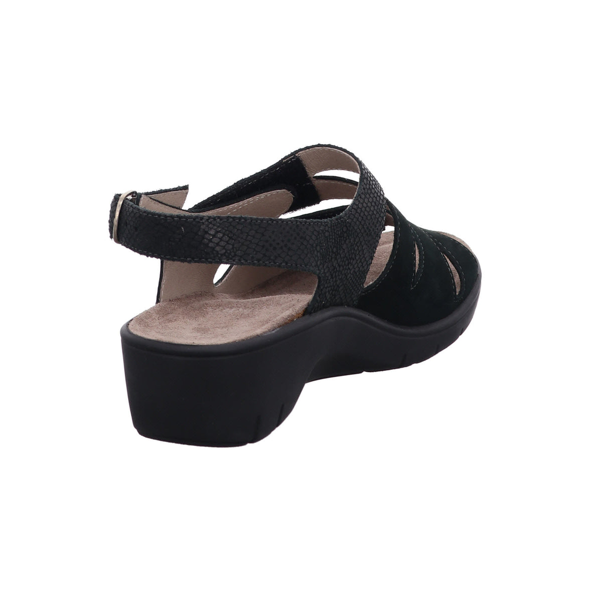 Solidus Sandalette 24004 Gina - Weite G in Schwarz