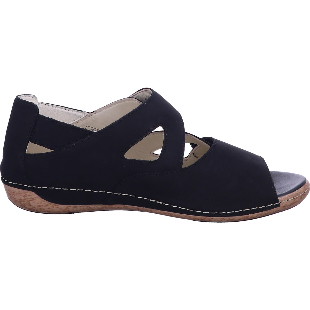 Waldläufer Sandalette 342025 191 Heliett in Schwarz