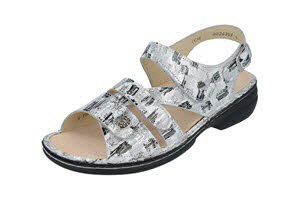 Finn Comfort Sandalette 02562 GOMERA in silber