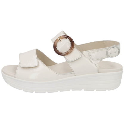 Solidus Sandalette 48022 Greta - Weite G in Weiß