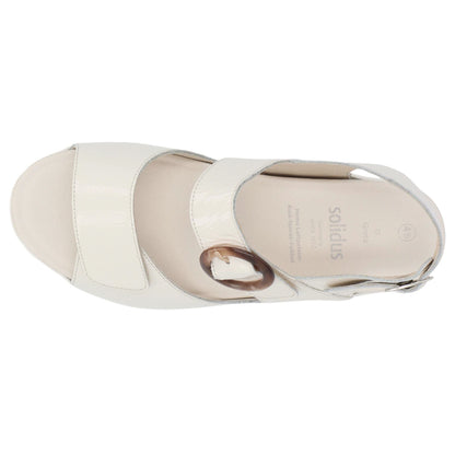 Solidus Sandalette 48022 Greta - Weite G in Weiß