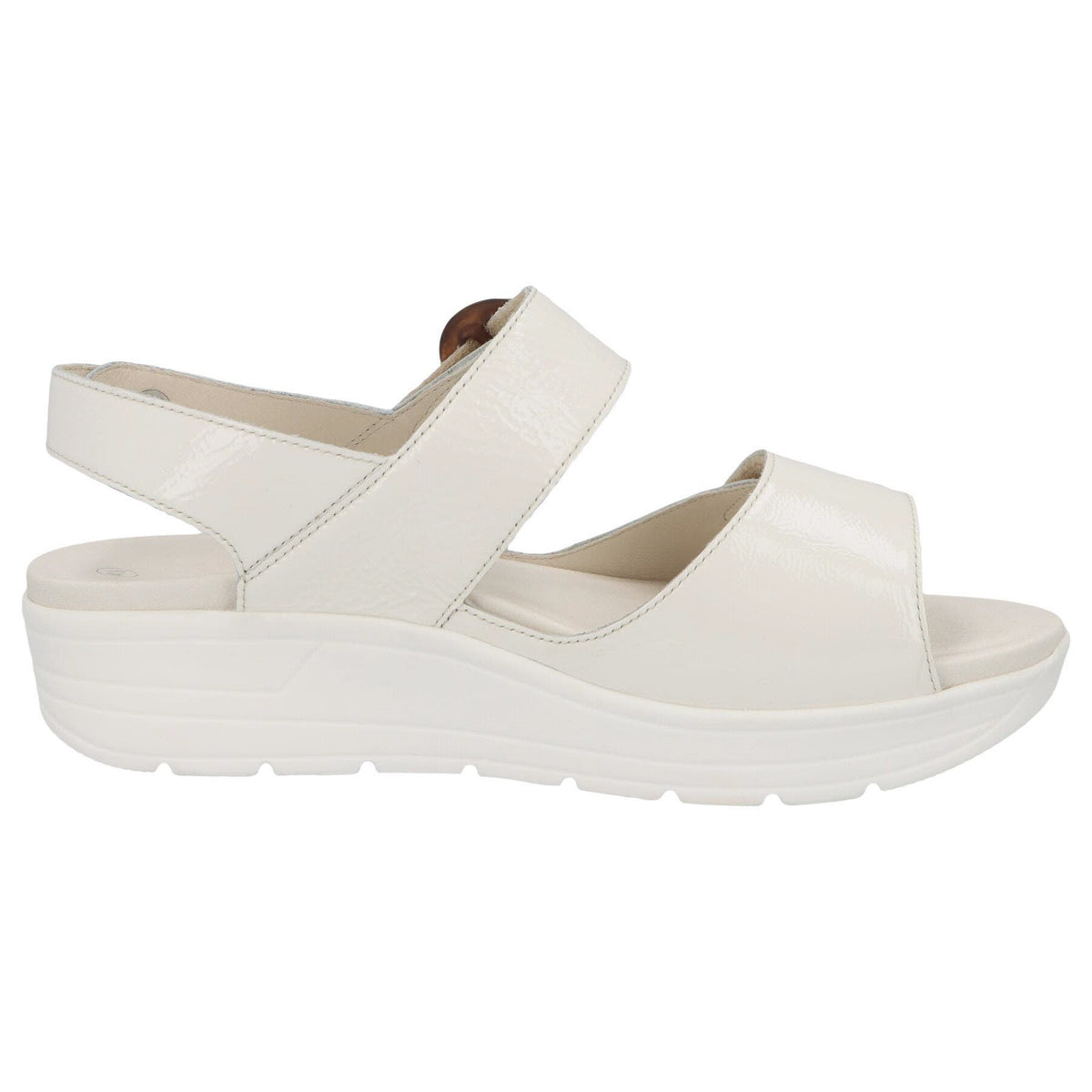 Solidus Sandalette 48022 Greta - Weite G in Weiß