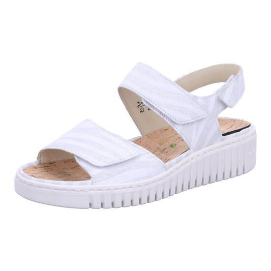 Waldläufer Sandalette 955001-124 HIPPO in Weiß